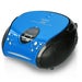 LENCO - Portable stereo FM radio with CD player - Blueblack