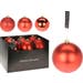 Christmas Baubles Decorations 140mm - Red (Sold individually)