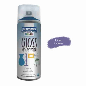 Johnstones Revive Gloss Spray Paint 400ml - Lilac Flower