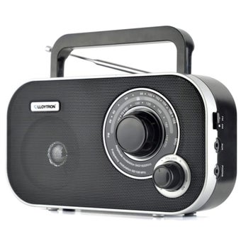 Lloytron Calypso 2 Band Portable AM/FM Radio with AC/DC Power – Compact, Classic and Reliable Audio Anywhere