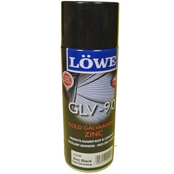 Lowe Cold Galvanising Zinc 400ml Black