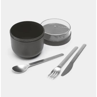 Make & Take Breakfast Bowl 500ml - Dark Grey