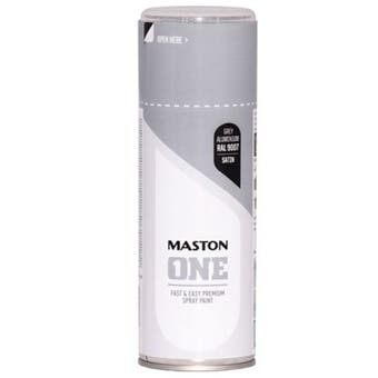 Maston One Spray Paint - Satin Grey Aluminium