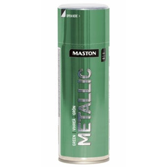 Maston Spray Paint Metallic Gloss Green 400ml