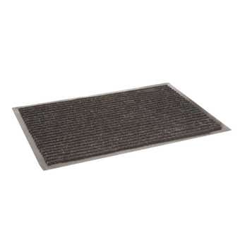 Black Ribbed Dirt Trap Mat - 40 x 60cm