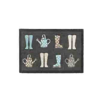 Nylon Mat Wellies Design 50 cm x 75 cm