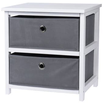 MDF Storage cabinet with 2 drawers