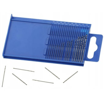 Micro Drill Bits Set 20 Piece – 0.3–1.6mm HSS Precision Kit