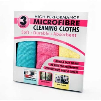 Tidyz Microfibre Cloths - 3 Pack