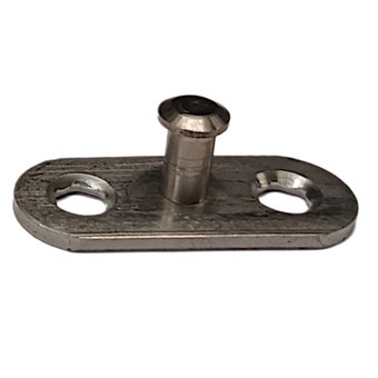 MILA Enhanced uPVC Window Restrictor Stud | Zinc Plated Safety Fitting