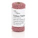 Mill Farm 2 Tone Cotton Twine 100g Spool Red/White