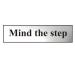 Mind The Step Self Adhesive Caution Sign