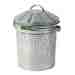 Ambassador Mini Galvanised Bin