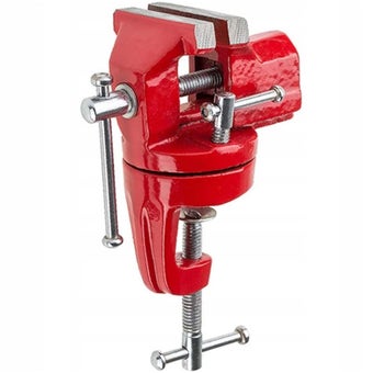 Mini Swivel Bench Vice 50mm – Compact Table Vice Clamp for Precision Work and DIY Projects