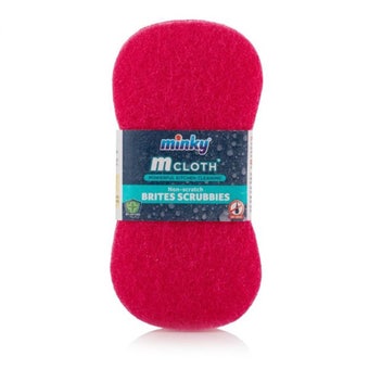 Minky 2 Pack Brites Scrubbies | Non-Scratch Antibacterial Scrubbie Cloths