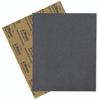 Morris Abrasive Garnet Sheet 23 x 28cm – Grit 240 | High-Durability, Water-Resistant Sanding Sheet