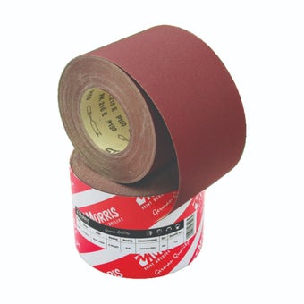 Morris Red Abrasive Roll 115mm - Price per metre