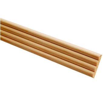 Pine Reed Moulding - 6 x 34 x 2.4m