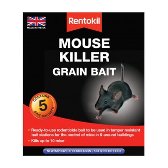 Rentokil - Mouse Killer Grain Bait - 5 Sachet
