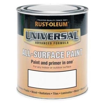 Rust-Oleum Universal All Surface Paint White Matt 250ml