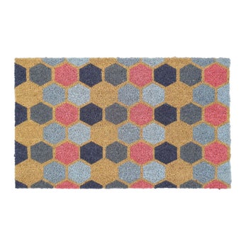 My Mat Coir Geo 2 Hexagon 45cm x 75cm