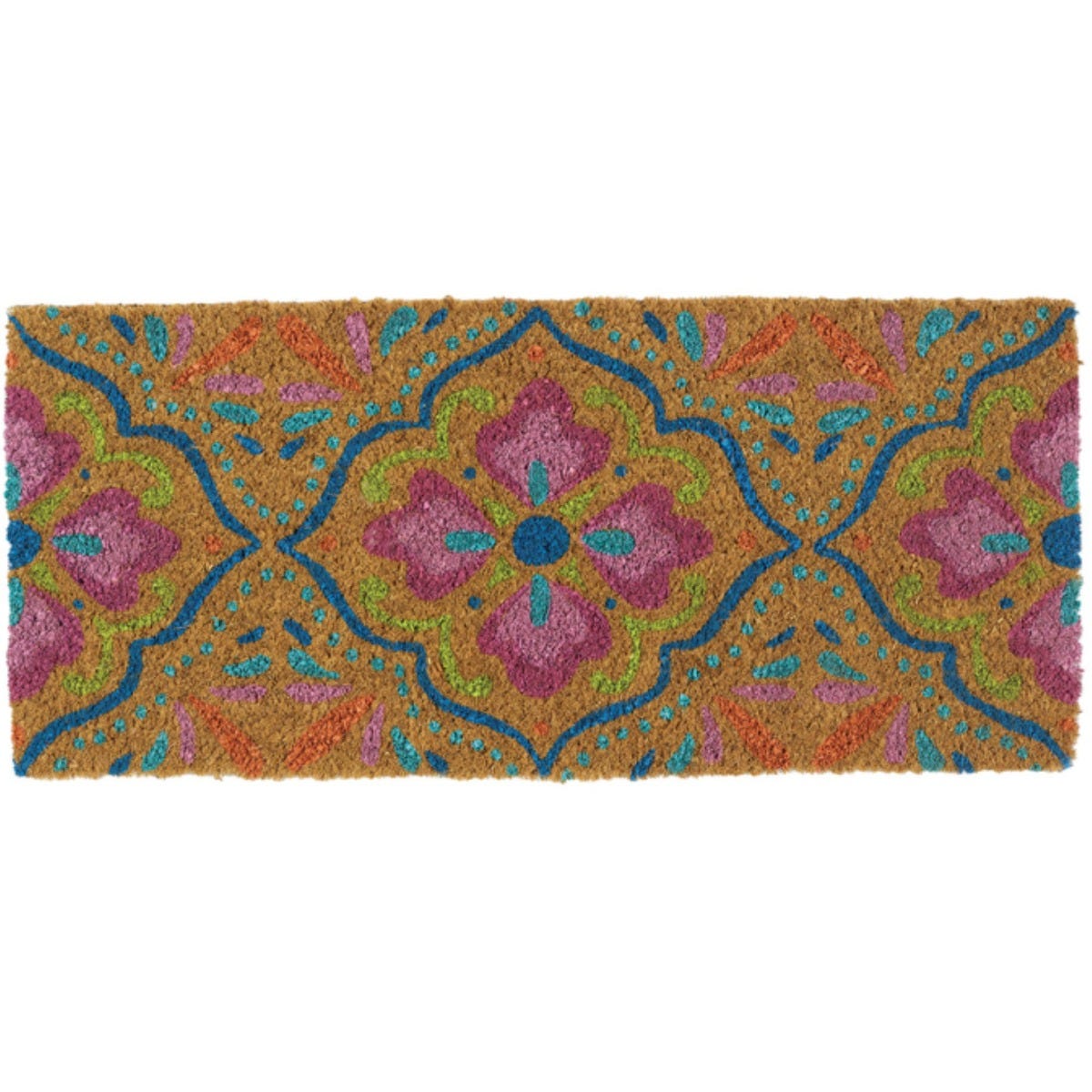 My Mat Coir Insert Bright Tile 23cm x 53cm