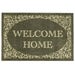 My Mat Indoor Pattern Welcome Home 50 x 75 cm | Washable Non-Slip Doormat