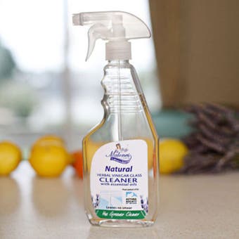 Natural Herbal Vinegar Glass Cleaner 750ml