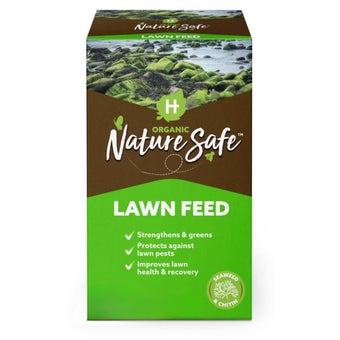Nature Safe Lawn Feed – 2kg Organic Lawn Fertiliser with Seaweed & Chitin