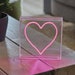 NeonEsque Heart LED Neon Sign | USB Powered Low Voltage Freestanding Light