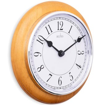 Newton Wood Clock 205mm