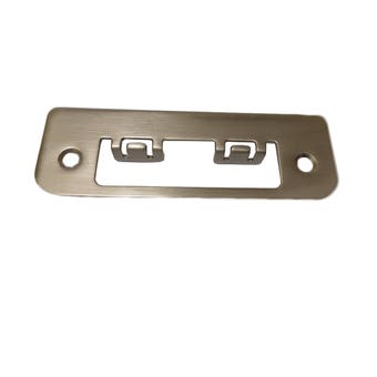 Door Receiver Nickel Strike Plate