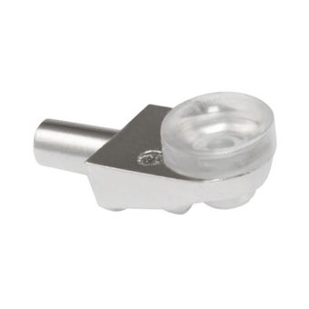 Nickel Plated Steel Shelf Studs for Glass Shelves with Sucker – Pack of 8