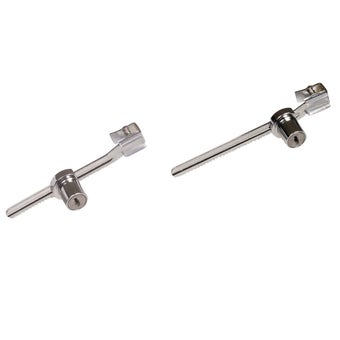 Nickel Plated Steel Showcase Lock 120x25mm