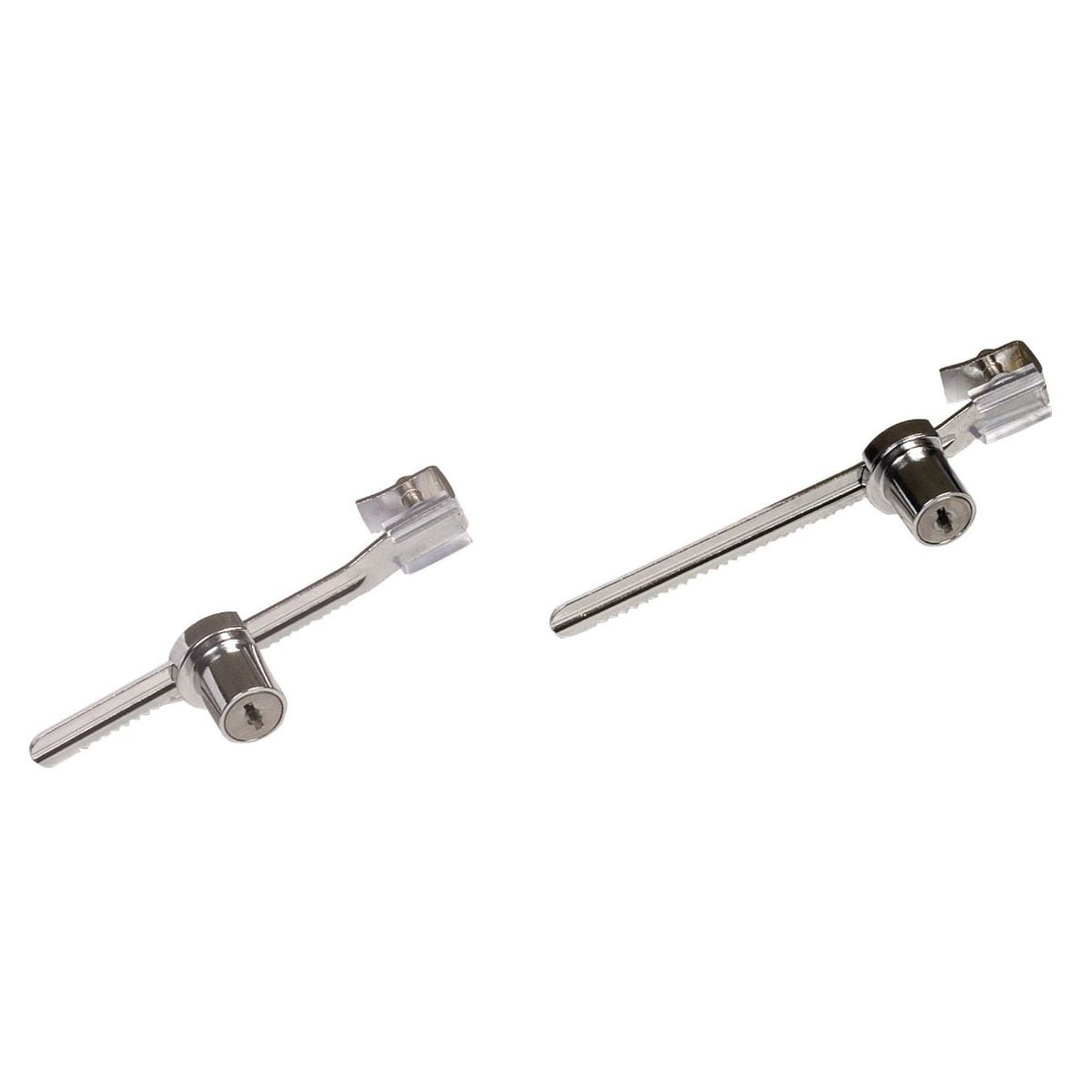 Nickel Plated Steel Showcase Lock 140x25mm 