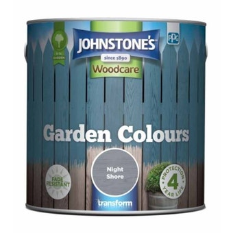 Johnstones Woodcare Garden Colours Paint - Night Shore - 1L