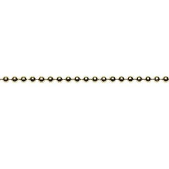 No 6 Ball Chain Brass (Price per metre)
