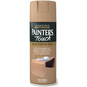 Rust-Oleum Painters Touch Spray Paint - Nutmeg Satin 400ml