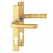 Oslo Gold Finish Lever Handle Set 70mm with Spindle and Fixings
