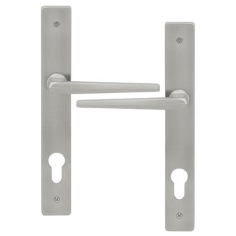 Oslo Lever Door Handle 70mm – Modern Silver Finish with Spindle and Fixings