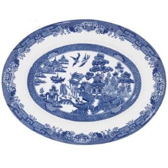 Willow Oval Dish 31cm