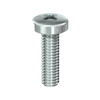 Timco Zinc Pan Head M4 x 25 Machine Screws - Pack Of 30