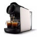 Philips L’OR Barista Sublime Capsule Coffee Maker Silk White – Dual Coffee Machine Compatible with L’OR Espresso and Barista Pods, Adjustable Volume, Twin Cup Brewing, 0.8L Water Tank