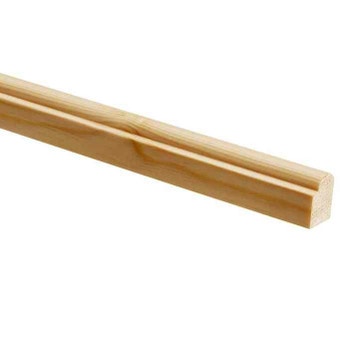 20mm x 15mm x 1200mm (4ft Length) Pine Staff Bead