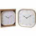 Pine Effect Square Clock - 30cm