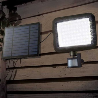 Super Bright PIR Millennium Solar Floodlight I 1000 Lumen I Cool White