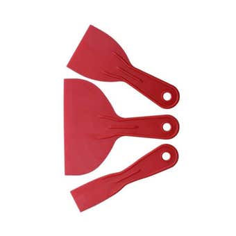 3 Piece Putty Knife Set - Plastic
