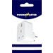 Powermaster Euro (travel) Plug Adaptor with 2 USB Outlets