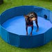 Foldable Dog Pool 120cm x 30cm | Anti-Slip Cooling Paddling Pool for Pets
