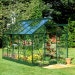 Halls Popular Greenhouse Horticultural Glass Green 6' x 10'